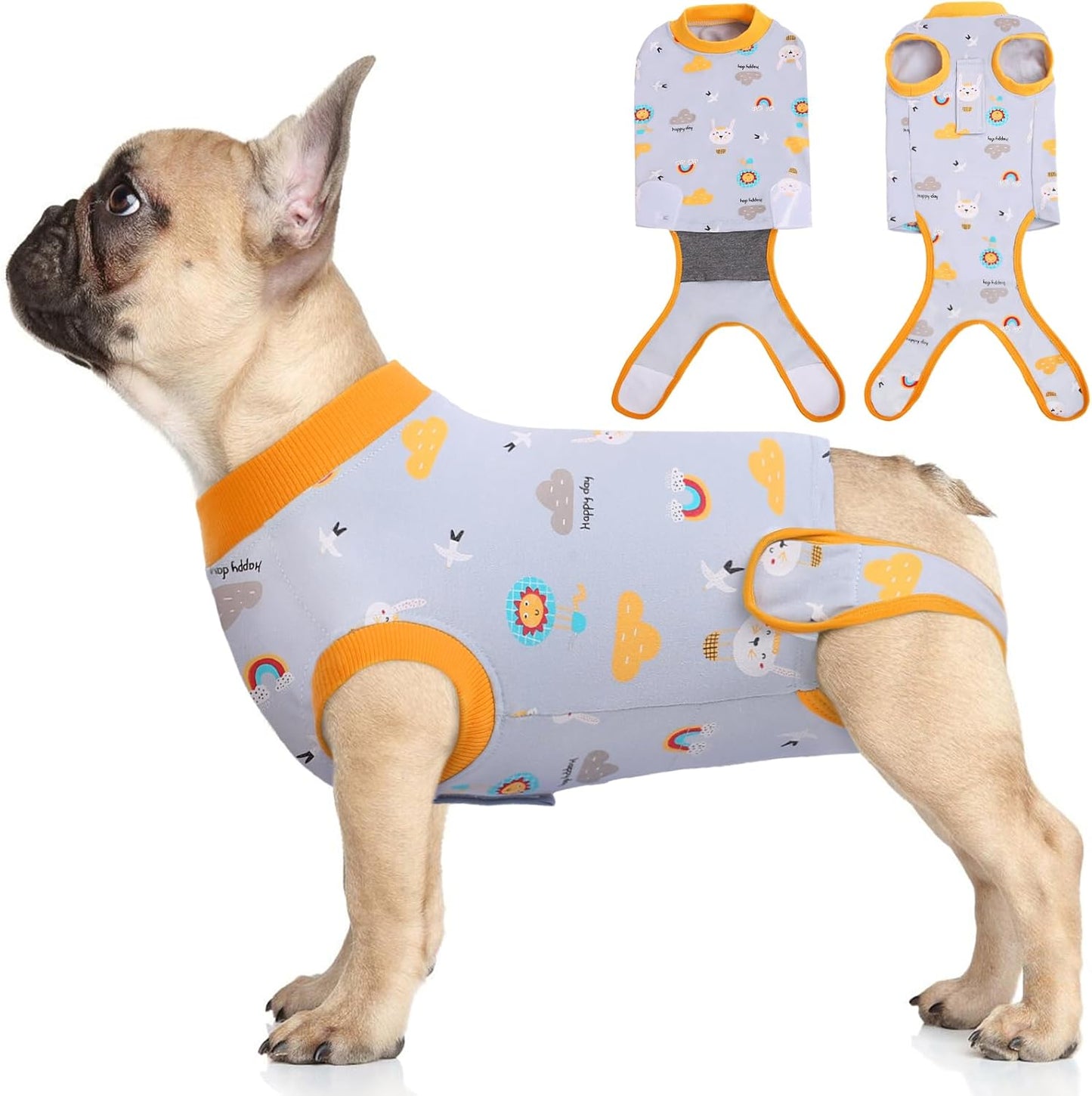 Dog Recovery Suit after Surgery,Breathable Dog Surgery Recovery Suit for Female Male Dogs Cats,Dog Surgical Onesie for Spay Neuter Surgery,E-Collar Cone Alternative Anti-Licking Abdominal Wound