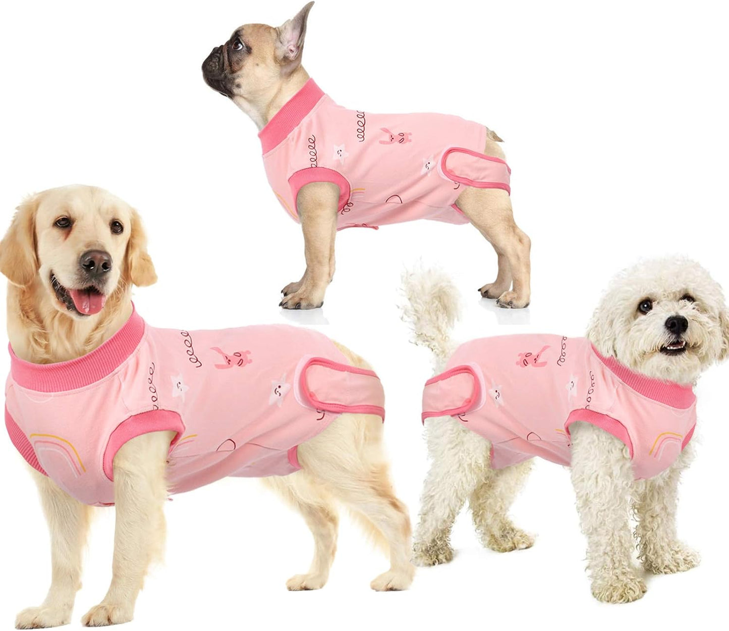 Dog Recovery Suit after Surgery,Breathable Dog Surgery Recovery Suit for Female Male Dogs Cats,Dog Surgical Onesie for Spay Neuter Surgery,E-Collar Cone Alternative Anti-Licking Abdominal Wound