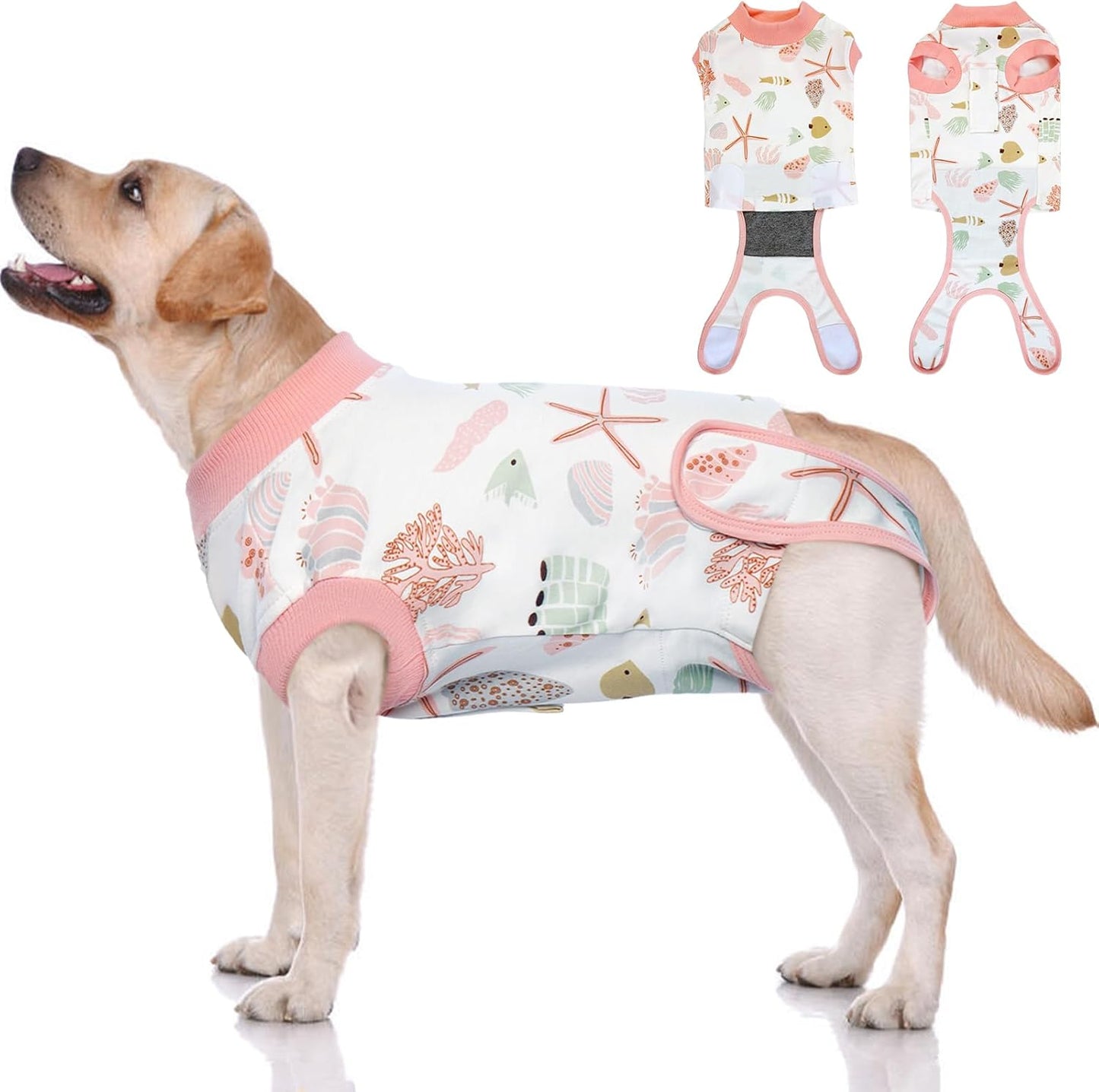 Dog Recovery Suit after Surgery,Breathable Dog Surgery Recovery Suit for Female Male Dogs Cats,Dog Surgical Onesie for Spay Neuter Surgery,E-Collar Cone Alternative Anti-Licking Abdominal Wound