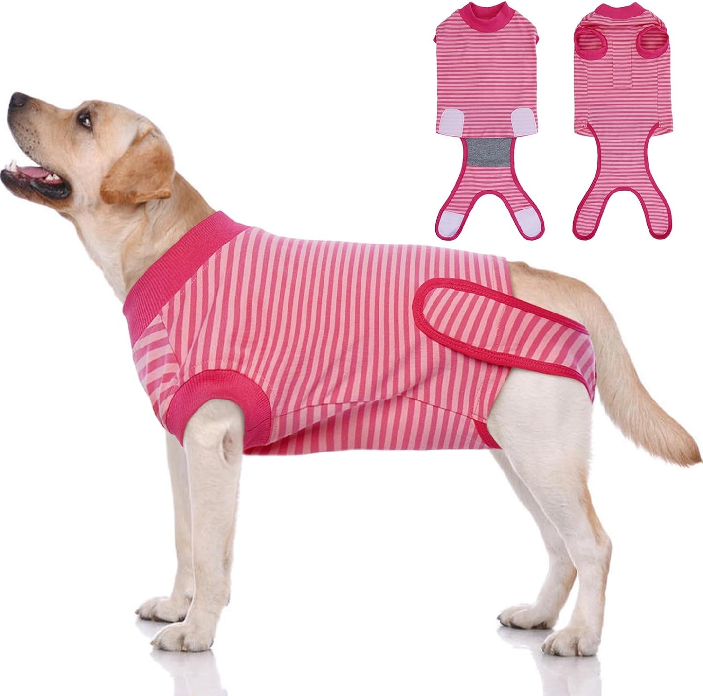 Dog Recovery Suit after Surgery,Breathable Dog Surgery Recovery Suit for Female Male Dogs Cats,Dog Surgical Onesie for Spay Neuter Surgery,E-Collar Cone Alternative Anti-Licking Abdominal Wound