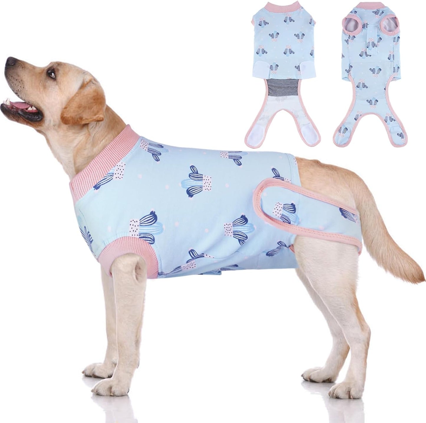 Dog Recovery Suit after Surgery,Breathable Dog Surgery Recovery Suit for Female Male Dogs Cats,Dog Surgical Onesie for Spay Neuter Surgery,E-Collar Cone Alternative Anti-Licking Abdominal Wound