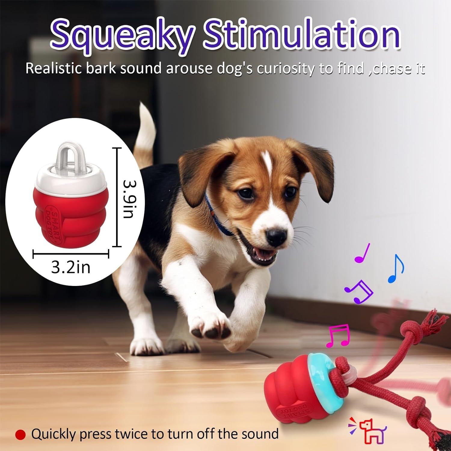 Motion sensor dog toy best sale